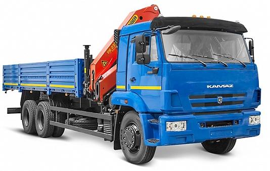 6586 002-01 с КМУ PALFINGER PK 23500A на шасси КАМАЗ 65117