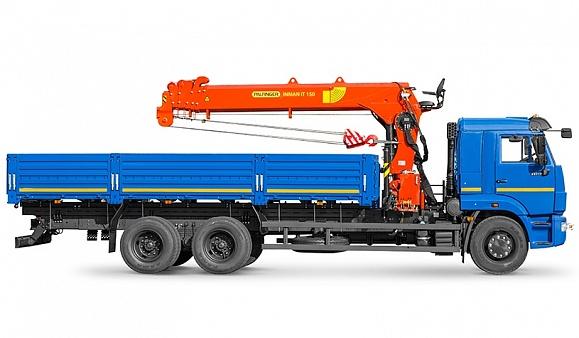 6586 322-01 с КМУ PALFINGER INMAN IT-150 на шасси КАМАЗ 65117