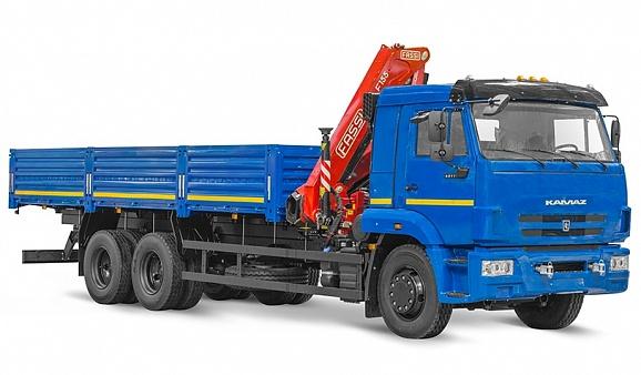 6586 400-01 с КМУ FASSI F 155 A.0.22 на шасси КАМАЗ 65117