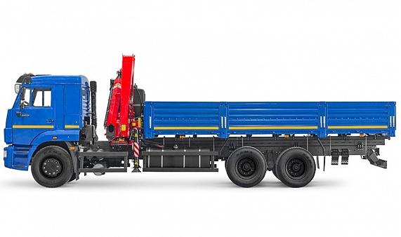 6586 401-01 с КМУ FASSI F 195 A.0.25 на шасси КАМАЗ 65117