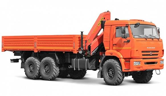 65861 001-01 с КМУ PALFINGER PK 15500A на шасси КАМАЗ 43118