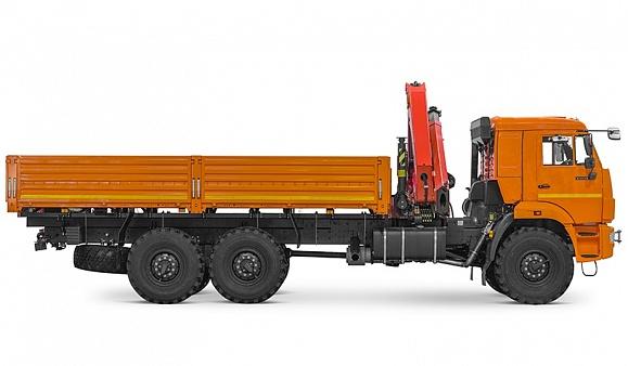 65861 002-06 с КМУ PALFINGER PK 23500A на шасси КАМАЗ 43118