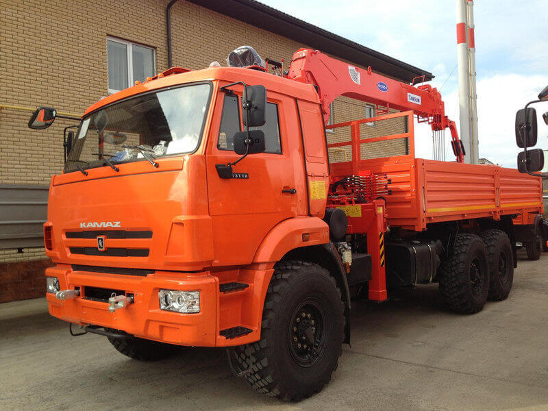 65861 1200-06 с КМУ Kanglim KS1256G-II на шасси КАМАЗ 43118