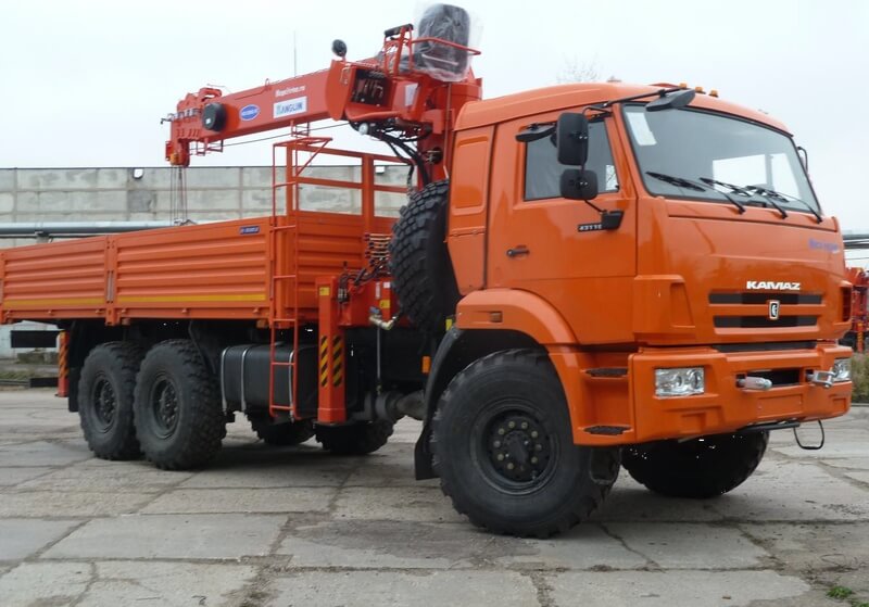 65861 1200-06 с КМУ Kanglim KS1256G-II на шасси КАМАЗ 43118
