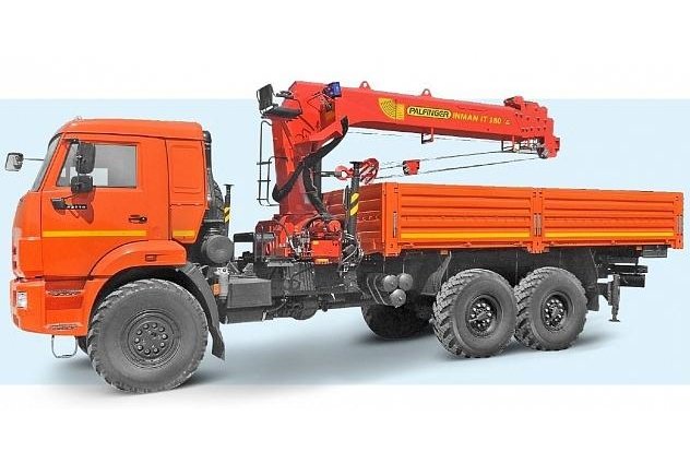 65861 320-06 с КМУ PALFINGER INMAN IT-180 на шасси КАМАЗ 43118