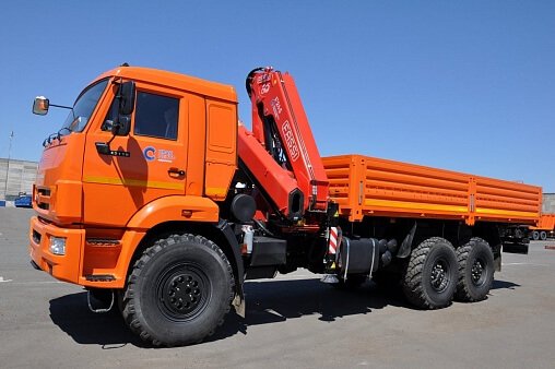 65861 400-01 с КМУ FASSI F 155 A.0.22 на шасси КАМАЗ 43118