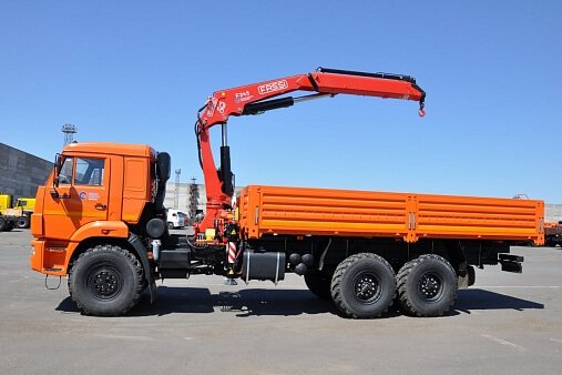 65861 400-01 с КМУ FASSI F 155 A.0.22 на шасси КАМАЗ 43118