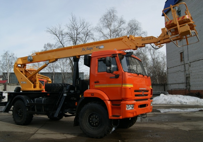 Автогидроподъемник ПСС 131.22Э на шасси 43502